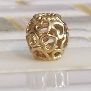 Authentic gold pandora charm